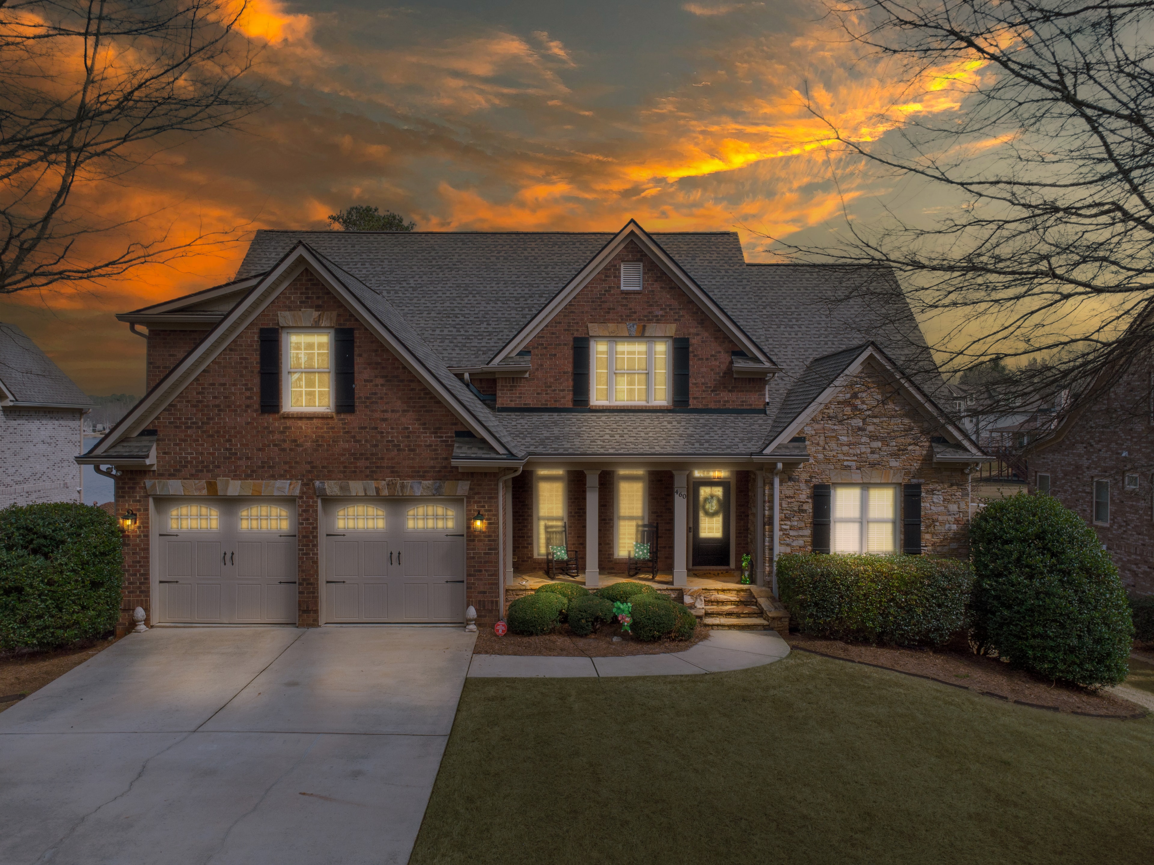 Illuminated Villa — real estate photography